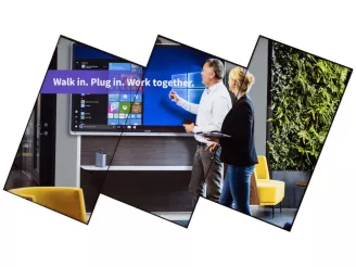 Video wall installation slanted-Audio Visual-Product